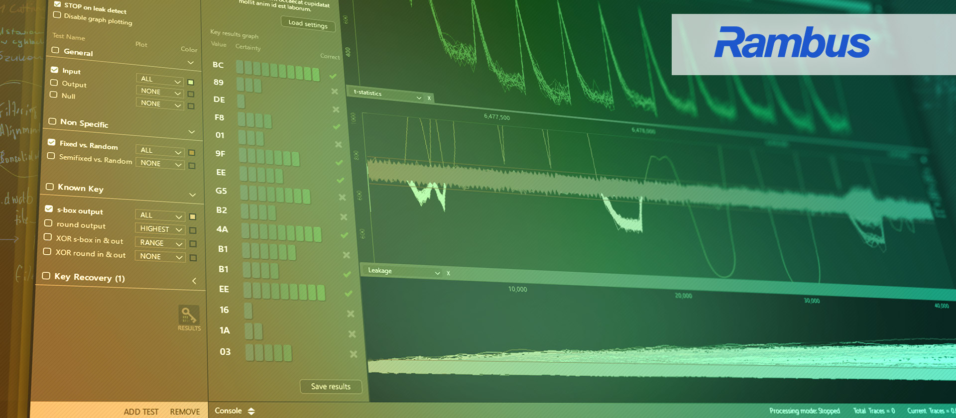 Image of Rambus Signal Analysis desktop app